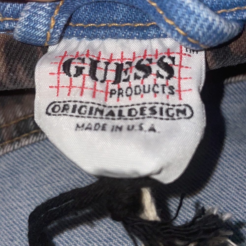 Guess Denim Crop Jacket, Made in the USA 🇺🇸 - Picture 7 of 12